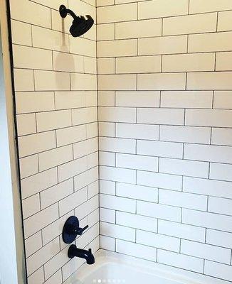 New shower installed for a client in Lancaster PA