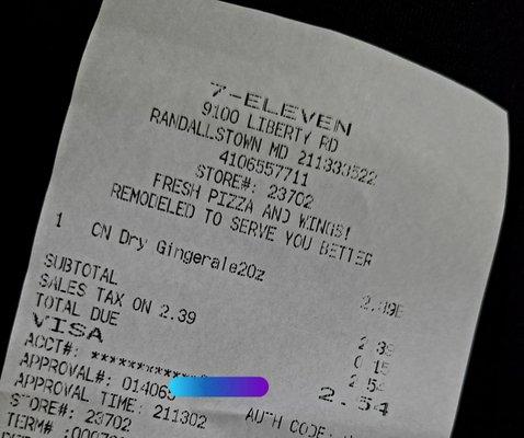 Advertise price $1.99, charged $2.39 + tax $2.54. Staff member's response was "oh that's wrong but I know all the prices". Won't be back !!