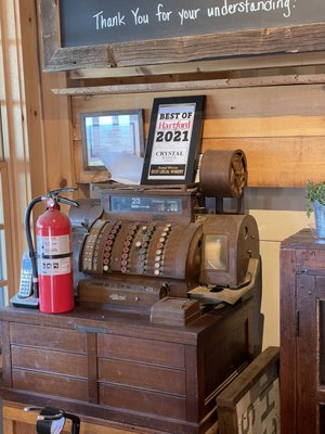 Historic decor downstairs