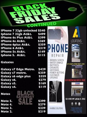 Everyday is Black Friday at A1 Mobile Solutions