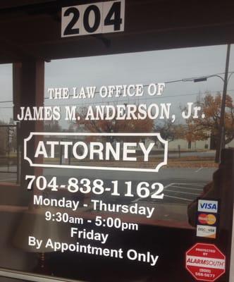 Law Offices of James M Anderson Jr, PLLC