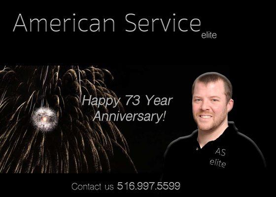 American Service is celebrating 73 Years in business!