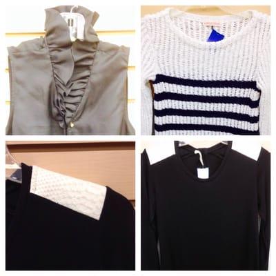 Just in, Designer Tops and light weight sweaters!