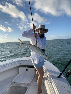 Big Spanish Mackerel in Biscayne Bay.