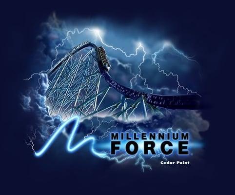 Millenium Force was once the tallest roller coaster on earth, and is still one of the most fun.