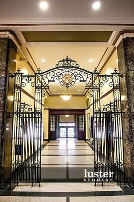 Benjamin Franklin Institute of Technology Entranceway to our grand rental venue