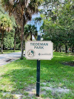 Park sign.