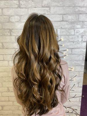 Warm balayage