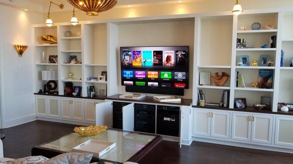 TV, Soundbar, and audio equipment install