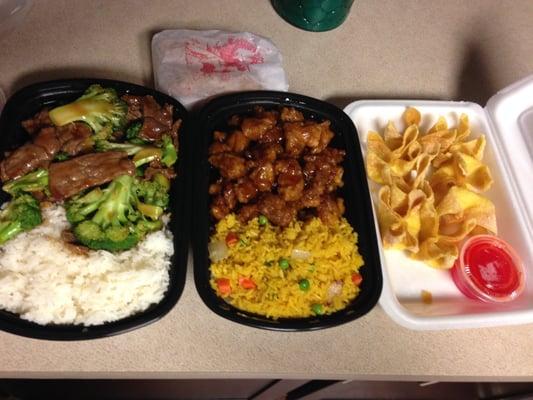 Extremely large portions, this could easily feed 6+ people (for $20).