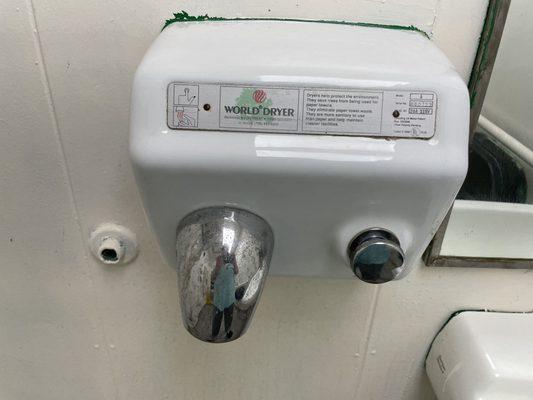 World Dryer Model A hand dryer