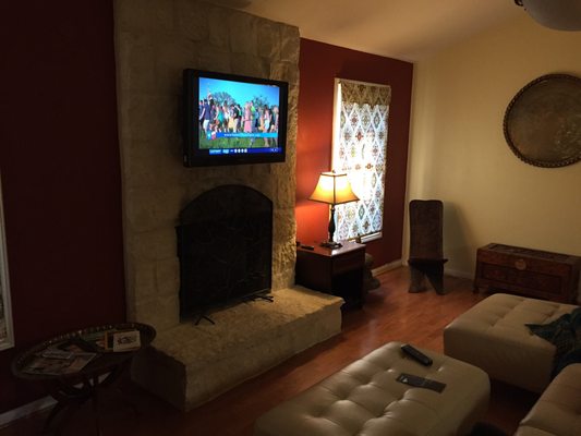 Stone House living room.