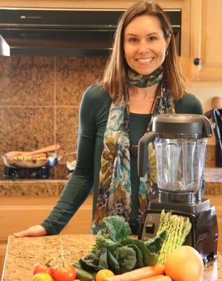 your personal nutritionist to teach you how to cook up delicious and nutritious meals and snacks