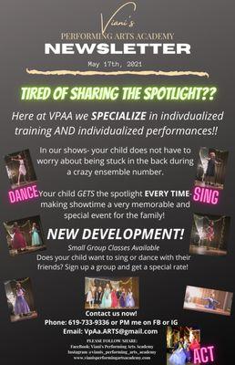 VPAA's newsletter