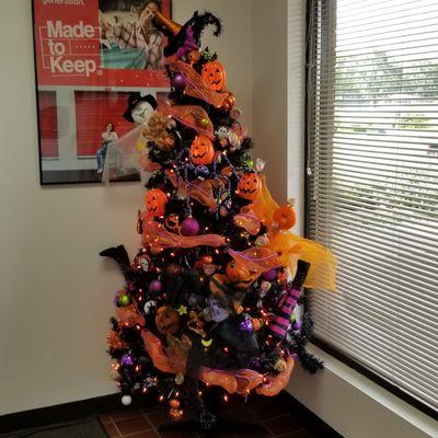 Halloween tree courtesy of general manager Danielle.