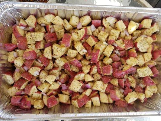 Garlic roasted Red Potatoes