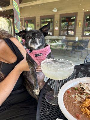 Margarita and my pup!