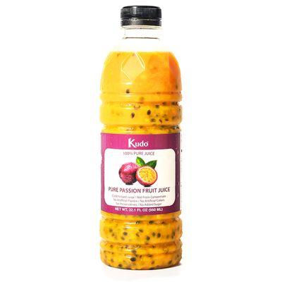 100% Pure Passion Fruit Juice. Cold pressed with no additives. Not from a concentrate. 50 Passion Fruits per 32 oz. bottle. Taiwan Boba Tea!