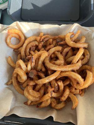 Side of curly fries