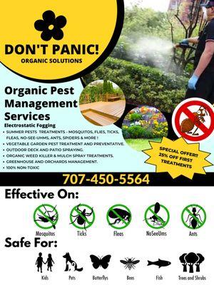 It is time to discover an alternative!We offer a non-toxic and safe solutions for Disinfection, Sanitation, Pest Control, and Agriculture.