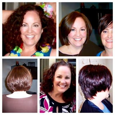 Fall colors! Smooth or curly, getting a great custom color executed properly makes all the difference!   Dina@ evolution salon 860-978-8381