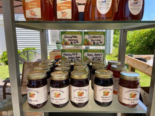 Local Honey, Jams and Jellies