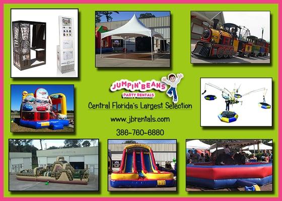 We have a wide variety of party essentials for rent.