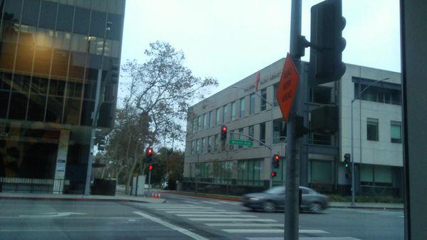 This is where office is located on Wilshire Blvd and La Peer.