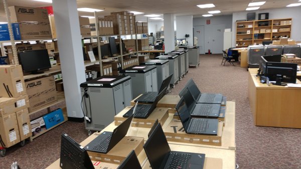 Dozens of models of Laptops, Desktops and Chromebooks in stock.