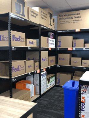 FedEx brown boxes available