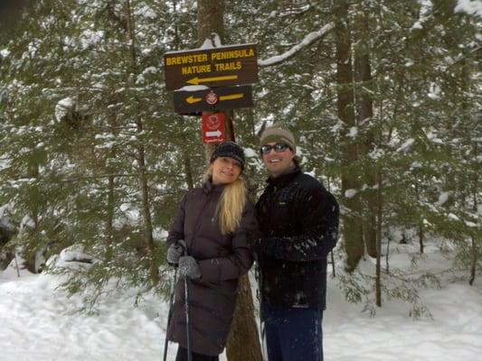 Cross Country skiing at the Peninsula Trail!!!!