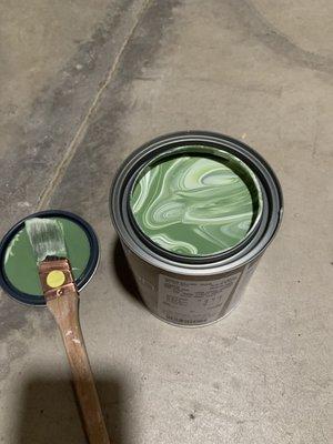 Check your paint before you leave the store.