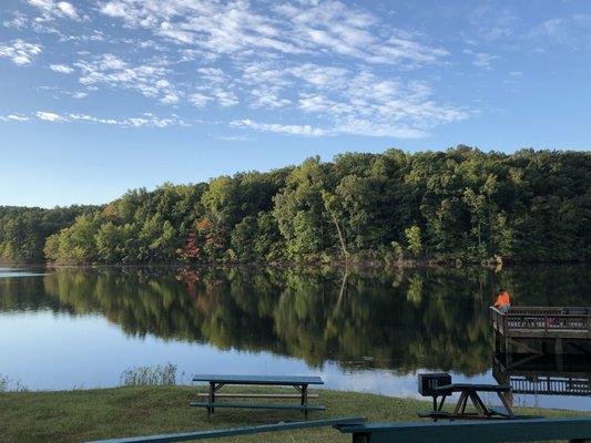 Gorgeous and calm Sunday morning view.