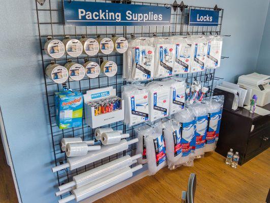 Packing supplies at Ryder's RV & Self Storage