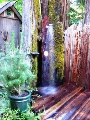 Hot & Cold Outdoor Shower