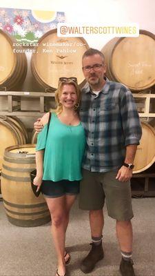 Meeting a winemaker rockstar!