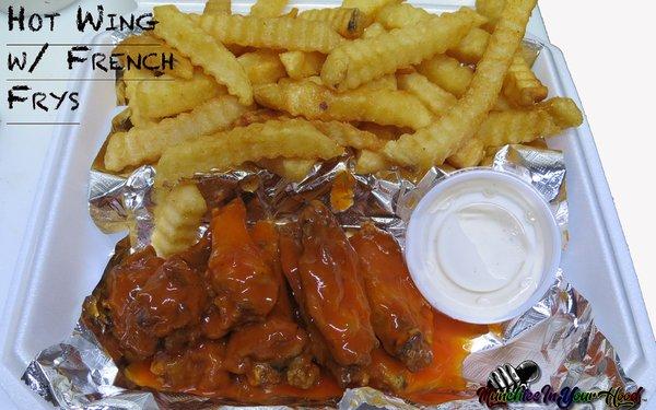 10 pc Hot Wing and Fries
 {Your Choice Of Flavors To Choose From}