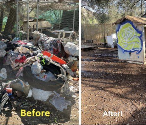 Huge Trash Debris Removal Clean up in the hidden meadows Escondido 92026!
 Furniture disposal, Junk pickup, Garbage removal