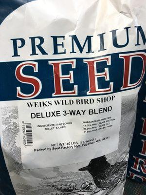 Large selection of seed