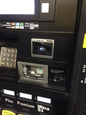 Apple Pay accepted at pumps.