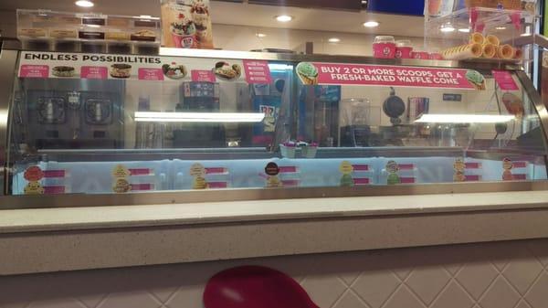 Baskin-Robbins 16 Scoopable Hard Ice Cream Flavors