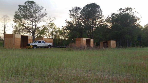 6 / 200 Sq/Ft Hunting Cabins (in progress)