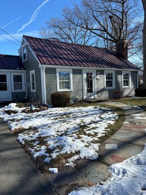 New metal roof and siding by Dave Lane Home Improvements