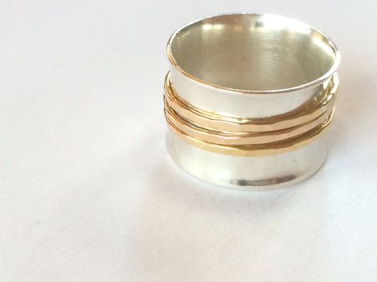 Handmade spinner ring.