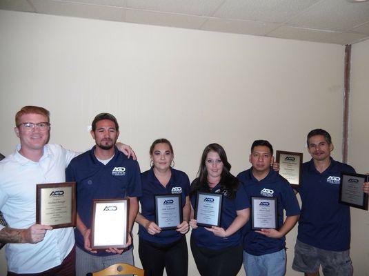 AGD Auto Glass And Tint Tempe Employee Recognition