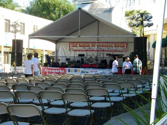 Main Stage at Studio City 4th of July