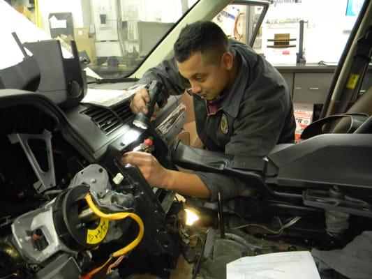 This is a work in progress, replacing a heater core in a Mercedes Benz C280