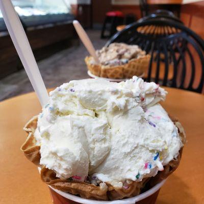 Birthday cake ice cream