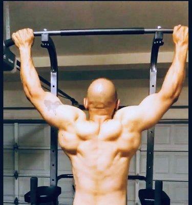 Pull ups are an excellent exercise to help chisel your back.