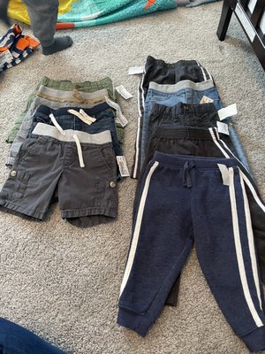 24 month/2t shorts and pants from $3.50 to $6